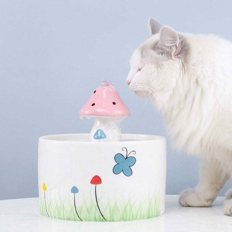 Garden Mushroom Water Fountain