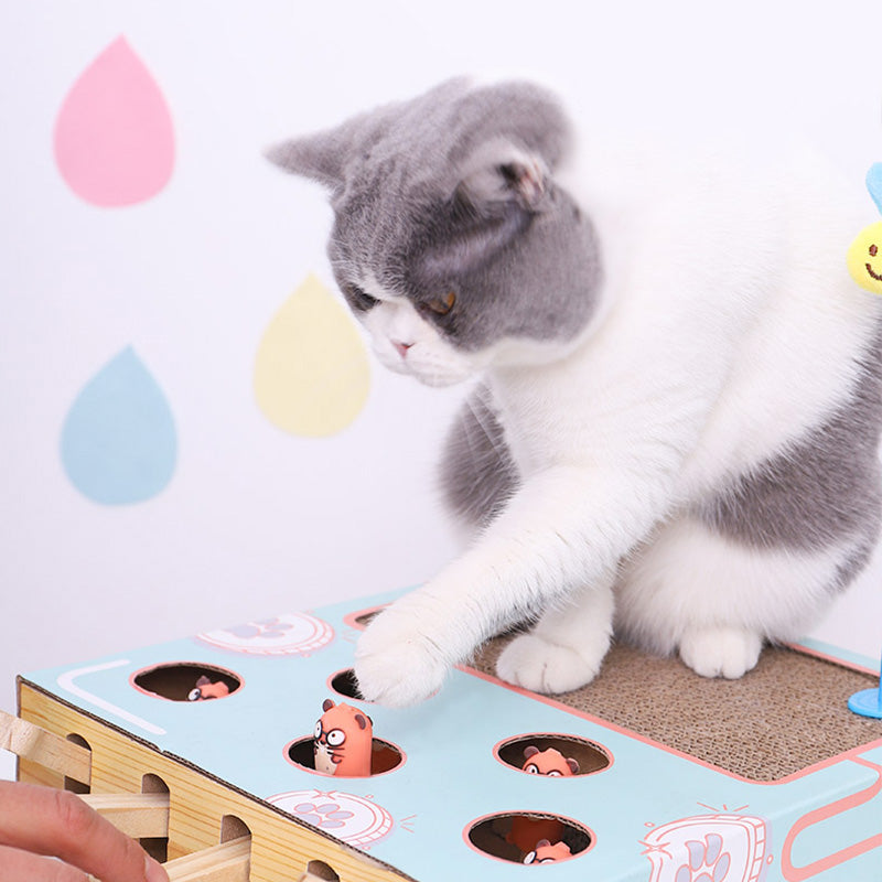 Interactive Hit Hamster Cat Toy