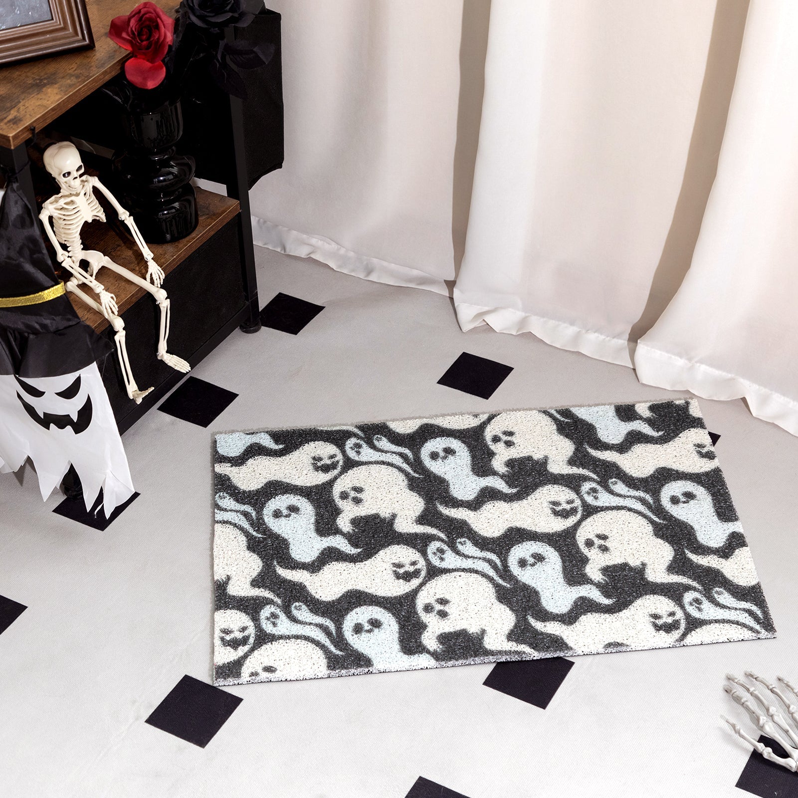 Gothic Style Cat Litter Mat