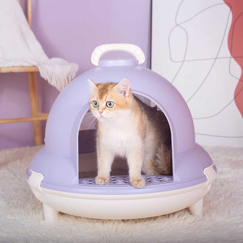 Spaceship Cat Litter Box