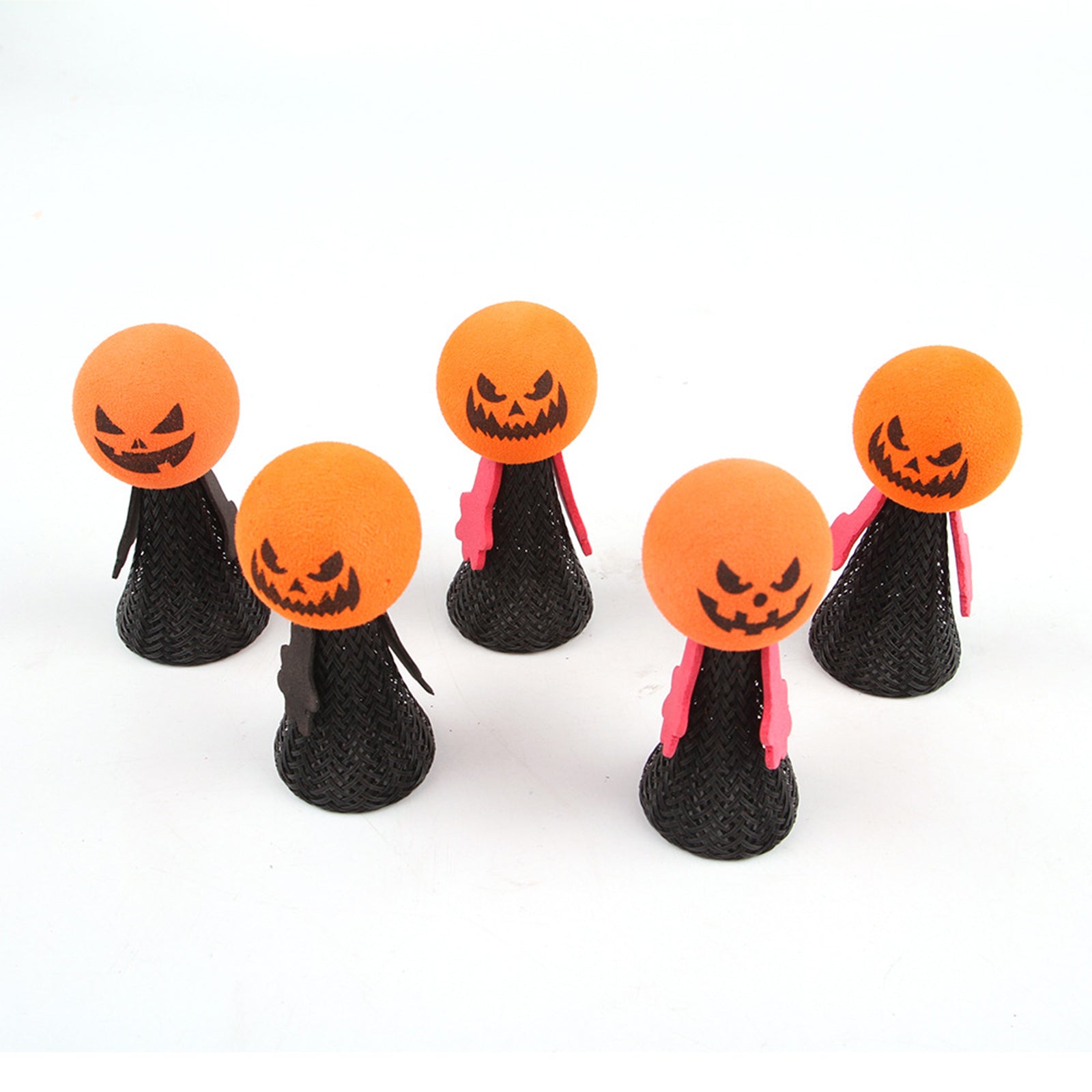 Halloween Bouncing Pumpkin Cat Toy – Interactive Spring Play for Cats