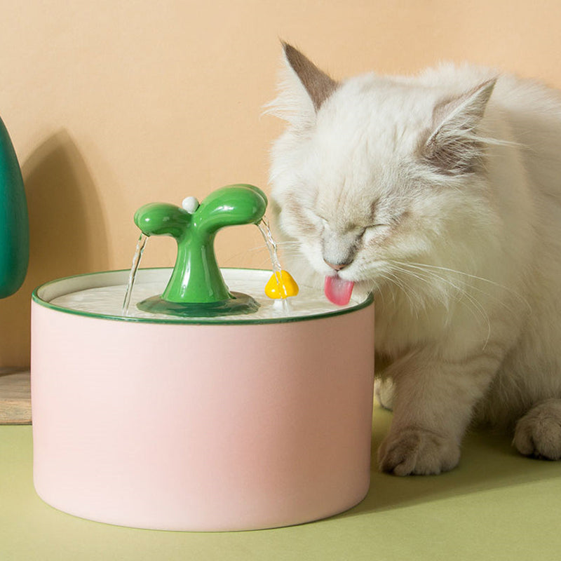 Spring Series Cat Water Fountain