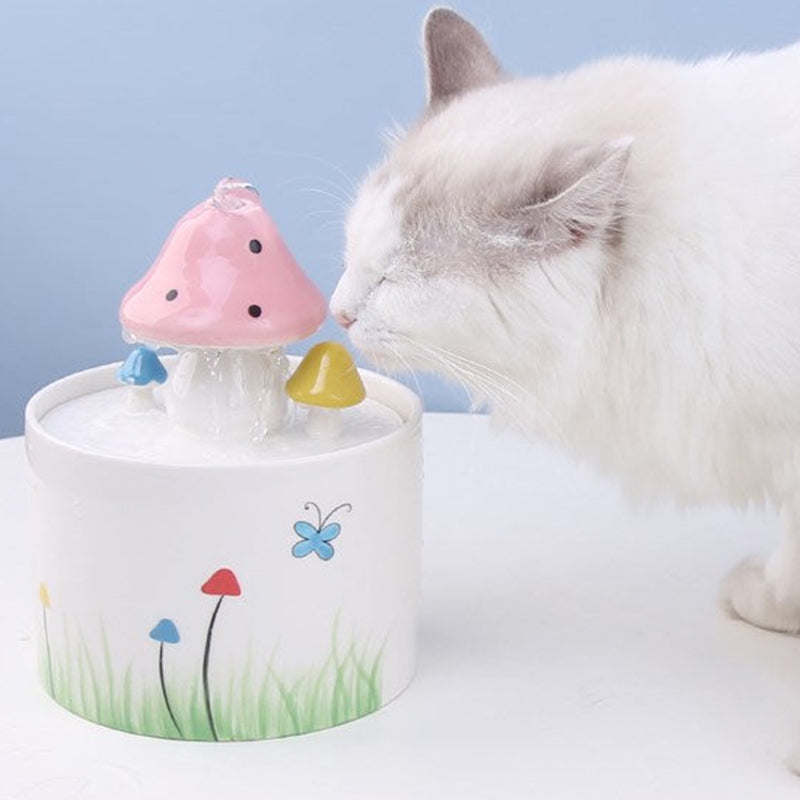 Garden Mushroom Water Fountain