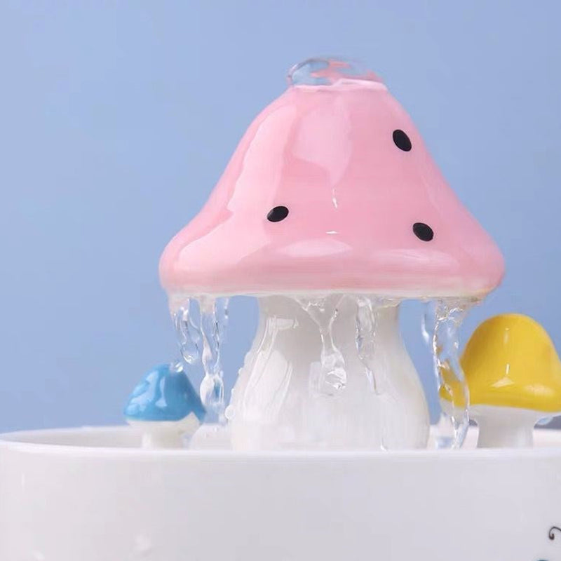 Garden Mushroom Water Fountain