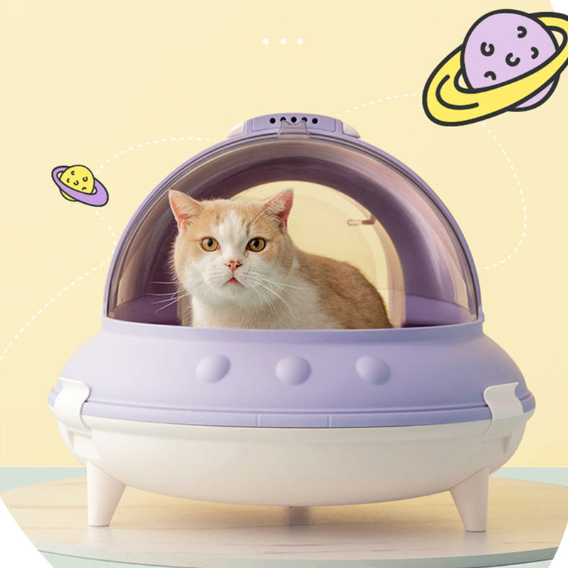 Spaceship Cat Litter Box