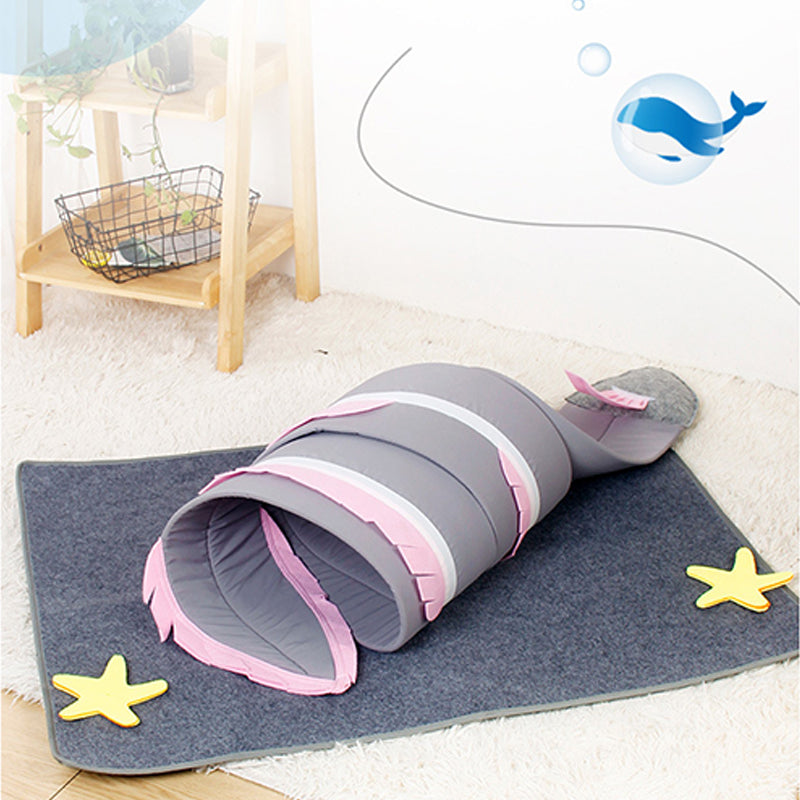 Fish Adventure Cat Sniffing Mat Tunnel