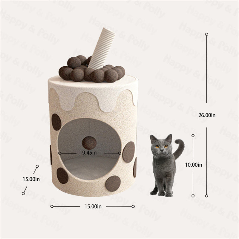 Boba Tea Cup Cat Tree