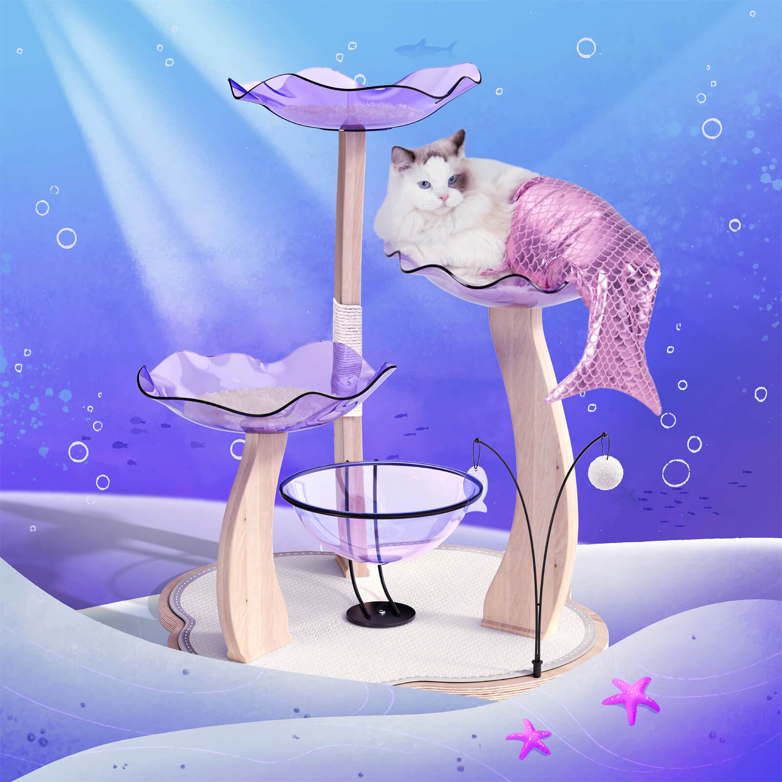 Jellyfish Dream Cat Tree