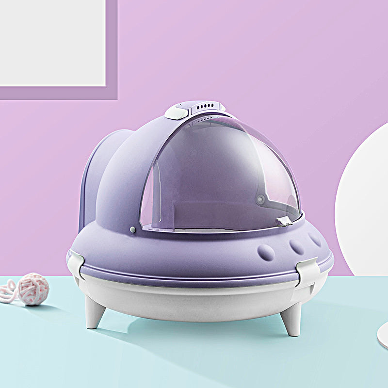 Spaceship Cat Litter Box