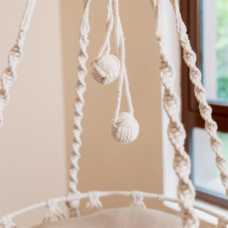 Toy balls on the cat hammock