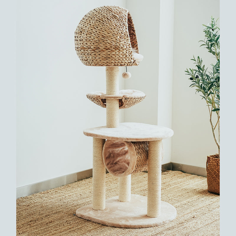 Back view of the Bird Nest Cat Tree