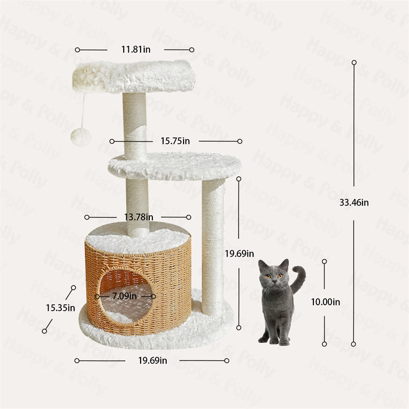 Dimensions of the Milk Cloud Cat Tree